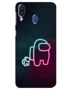 Чехол для Samsung Galaxy M20 (M205) с картинкой «Among Us неон-арт» Чехол для Samsung Galaxy M20 (M205) с картинкой «Among Us неон-арт»