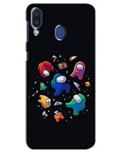 Чехол для Samsung Galaxy M20 (M205) с картинкой «Among Us космос» Чехол для Samsung Galaxy M20 (M205) с картинкой «Among Us космос»