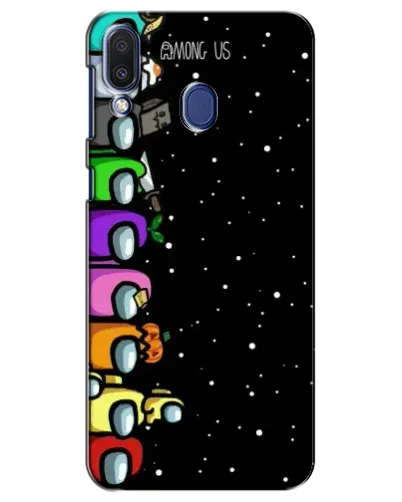 Чехол для Samsung Galaxy M20 (M205) с картинкой «Команда Among Us»