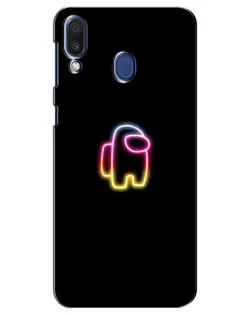 Чехол для Samsung Galaxy M20 (M205) с картинкой «Among Us градиент» Чехол для Samsung Galaxy M20 (M205) с картинкой «Among Us градиент»