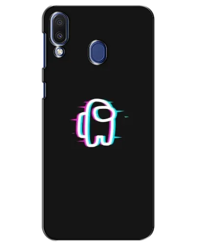 Чехол для Samsung Galaxy M20 (M205) с картинкой «Among Us неон»