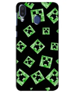 Чохол для Samsung Galaxy M20 (M205) з картинкою «Паттерн з кріперами»