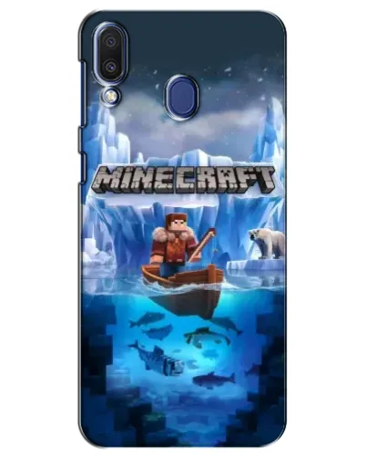 Чохол для Samsung Galaxy M20 (M205) з картинкою «Minecraft льодянийсвіт» Чохол для Samsung Galaxy M20 (M205) з картинкою «Minecraft льодянийсвіт»