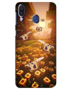 Чохол для Samsung Galaxy M20 (M205) з картинкою «Поле соняшників»