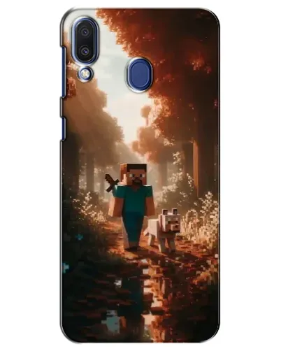 Чохол для Samsung Galaxy M20 (M205) з картинкою «Стів у лісі» Чохол для Samsung Galaxy M20 (M205) з картинкою «Стів у лісі»