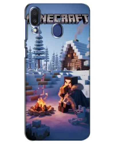Чохол для Samsung Galaxy M20 (M205) з картинкою «Зимовий Minecraft» Чохол для Samsung Galaxy M20 (M205) з картинкою «Зимовий Minecraft»