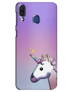Чехол для Samsung Galaxy M20 (M205) с картинкой «Единорог градиент» Чехол для Samsung Galaxy M20 (M205) с картинкой «Единорог градиент»