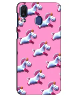 Чехол для Samsung Galaxy M20 (M205) с картинкой «Единороги на розовом» Чехол для Samsung Galaxy M20 (M205) с картинкой «Единороги на розовом»