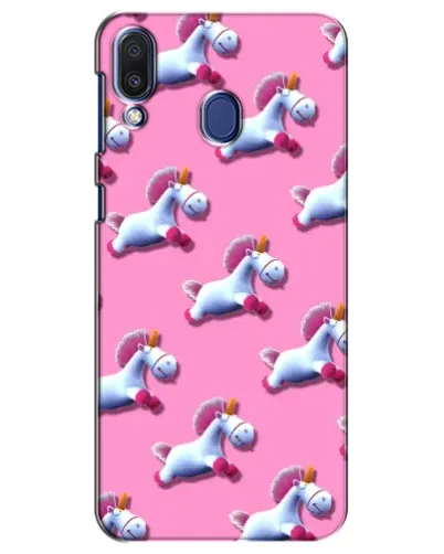 Чехол для Samsung Galaxy M20 (M205) с картинкой «Единороги на розовом»