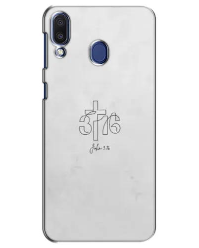 Чехол для Samsung Galaxy M20 (M205) с картинкой «Иоанна 3:16 Крест» Чехол для Samsung Galaxy M20 (M205) с картинкой «Иоанна 3:16 Крест»