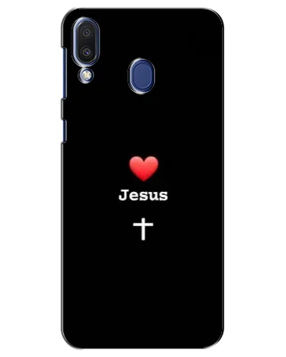 Чехол для Samsung Galaxy M20 (M205) с картинкой «Сердце - Jesus» Чехол для Samsung Galaxy M20 (M205) с картинкой «Сердце - Jesus»
