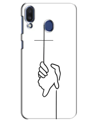 Чехол для Samsung Galaxy M20 (M205) с картинкой «Рука держит» Чехол для Samsung Galaxy M20 (M205) с картинкой «Рука держит»