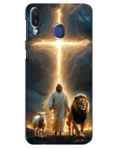 Чехол для Samsung Galaxy M20 (M205) с картинкой «Лев Иуды и Свет» Чехол для Samsung Galaxy M20 (M205) с картинкой «Лев Иуды и Свет»