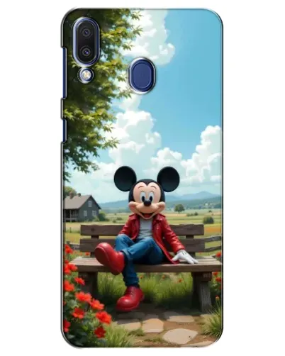 Чехол для Samsung Galaxy M20 (M205) с картинкой «Микки на скамейке» Чехол для Samsung Galaxy M20 (M205) с картинкой «Микки на скамейке»