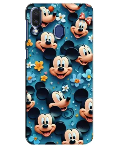 Чехол для Samsung Galaxy M20 (M205) с картинкой «Паттерн Микки и Минни» Чехол для Samsung Galaxy M20 (M205) с картинкой «Паттерн Микки и Минни»