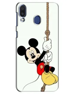 Чехол для Samsung Galaxy M20 (M205) с картинкой «Mickey на канате» Чехол для Samsung Galaxy M20 (M205) с картинкой «Mickey на канате»