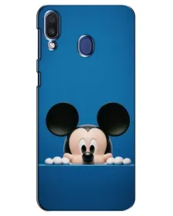 Чехол для Samsung Galaxy M20 (M205) с картинкой «Микки выглядывает» Чехол для Samsung Galaxy M20 (M205) с картинкой «Микки выглядывает»