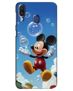 Чехол для Samsung Galaxy M20 (M205) с картинкой «Mickey и мыльные пузыри» Чехол для Samsung Galaxy M20 (M205) с картинкой «Mickey и мыльные пузыри»
