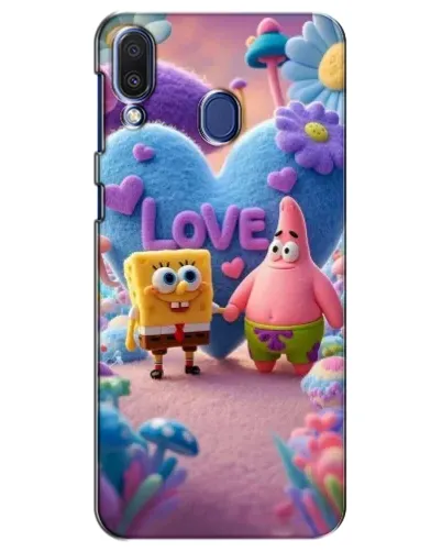 Чехол для Samsung Galaxy M20 (M205) с картинкой «Губка Боб Патрик» Чехол для Samsung Galaxy M20 (M205) с картинкой «Губка Боб Патрик»