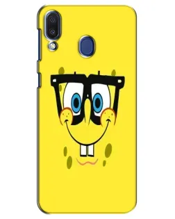 Чехол для Samsung Galaxy M20 (M205) с картинкой «Минималистичный Спанч Боб»
