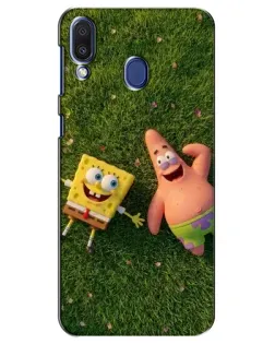 Чехол для Samsung Galaxy M20 (M205) с картинкой «Друзья на лужайке»
