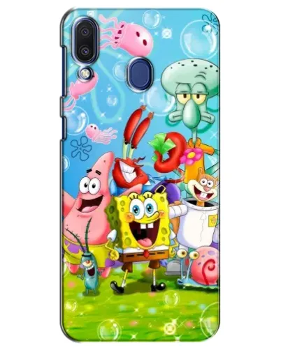 Чехол для Samsung Galaxy M20 (M205) с картинкой «Губка Боб и друзья» Чехол для Samsung Galaxy M20 (M205) с картинкой «Губка Боб и друзья»