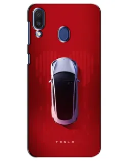 Чехол для Samsung Galaxy M20 (M205) с картинкой «Tesla Top View»