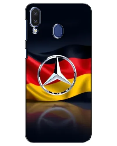 Чехол для Samsung Galaxy M20 (M205) с картинкой «Mercedes — флаг Германии»