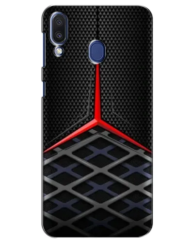 Чехол для Samsung Galaxy M20 (M205) с картинкой «Mercedes Carbon Grid»