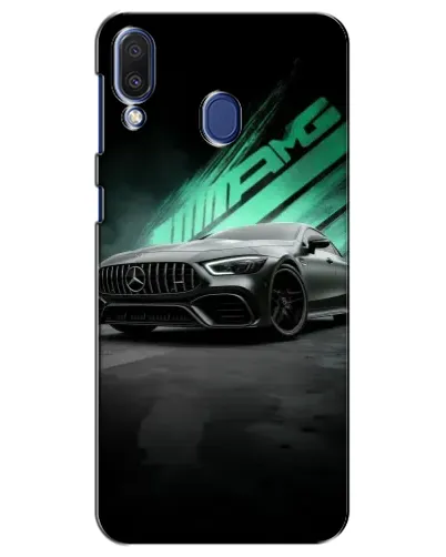 Чехол для Samsung Galaxy M20 (M205) с картинкой «Темный Mercedes AMG»