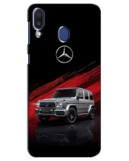 Чехол для Samsung Galaxy M20 (M205) с картинкой «Mercedes G-Class красный» Чехол для Samsung Galaxy M20 (M205) с картинкой «Mercedes G-Class красный»