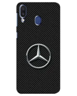Чехол для Samsung Galaxy M20 (M205) с картинкой «Карбоновый Mercedes стиль» Чехол для Samsung Galaxy M20 (M205) с картинкой «Карбоновый Mercedes стиль»