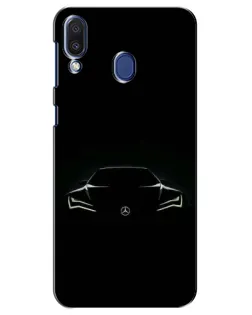 Чехол для Samsung Galaxy M20 (M205) с картинкой «Mercedes — силуэт авто» Чехол для Samsung Galaxy M20 (M205) с картинкой «Mercedes — силуэт авто»