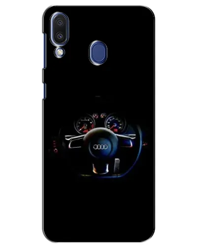 Чехол для Samsung Galaxy M20 (M205) с картинкой «Салон Audi — руль»