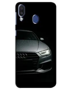 Чехол для Samsung Galaxy M20 (M205) с картинкой «Audi — детализация кузова» Чехол для Samsung Galaxy M20 (M205) с картинкой «Audi — детализация кузова»
