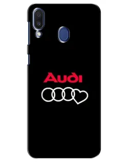 Чехол для Samsung Galaxy M20 (M205) с картинкой «Логотип Audi Heart» Чехол для Samsung Galaxy M20 (M205) с картинкой «Логотип Audi Heart»