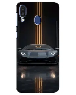 Чехол для Samsung Galaxy M20 (M205) с картинкой «Lamborghini золотые линии» Чехол для Samsung Galaxy M20 (M205) с картинкой «Lamborghini золотые линии»