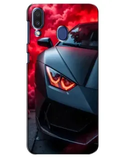Чехол для Samsung Galaxy M20 (M205) с картинкой «Lamborghini красное сияние» Чехол для Samsung Galaxy M20 (M205) с картинкой «Lamborghini красное сияние»