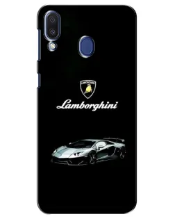 Чехол для Samsung Galaxy M20 (M205) с картинкой «Логотип Lamborghini классика»