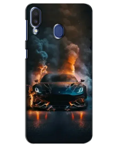 Чехол для Samsung Galaxy M20 (M205) с картинкой «Lamborghini дымная эстетика»