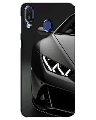 Чехол для Samsung Galaxy M20 (M205) с картинкой «Lamborghini фары детализация»