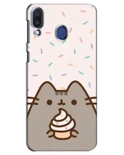 Чехол для Samsung Galaxy M20 (M205) с картинкой «Пушин с кексом» Чехол для Samsung Galaxy M20 (M205) с картинкой «Пушин с кексом»