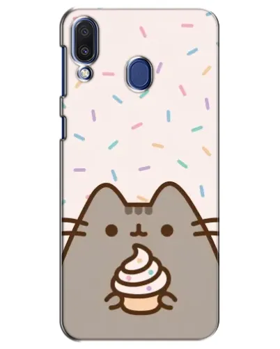 Чехол для Samsung Galaxy M20 (M205) с картинкой «Пушин с кексом» Чехол для Samsung Galaxy M20 (M205) с картинкой «Пушин с кексом»