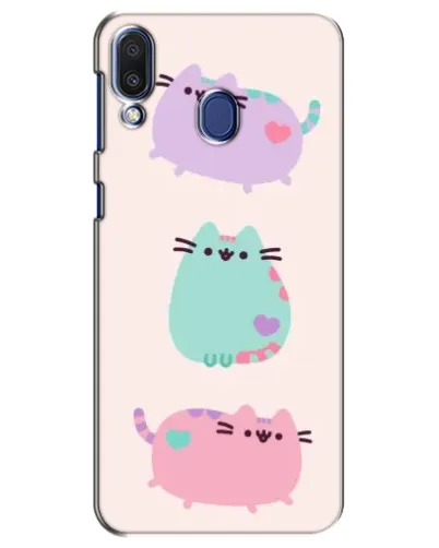 Чехол для Samsung Galaxy M20 (M205) с картинкой «Pusheen трио» Чехол для Samsung Galaxy M20 (M205) с картинкой «Pusheen трио»