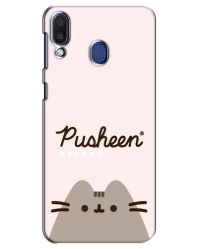 Чехол для Samsung Galaxy M20 (M205) с картинкой «Pusheen логотип» Чехол для Samsung Galaxy M20 (M205) с картинкой «Pusheen логотип»