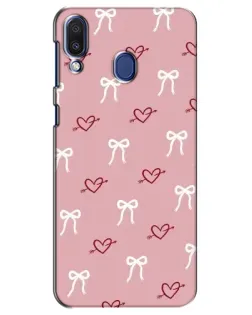 Чехол для Samsung Galaxy M20 (M205) с картинкой «Сердца и банты» Чехол для Samsung Galaxy M20 (M205) с картинкой «Сердца и банты»