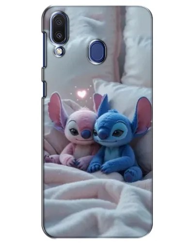 Чехол для Samsung Galaxy M20 (M205) с картинкой «Плюшевые Стич Ангел» Чехол для Samsung Galaxy M20 (M205) с картинкой «Плюшевые Стич Ангел»