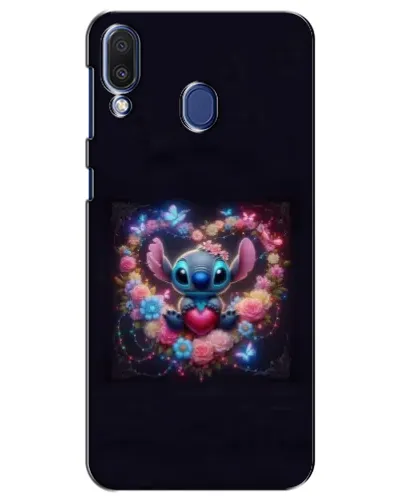 Чехол для Samsung Galaxy M20 (M205) с картинкой «Stitch в цветах» Чехол для Samsung Galaxy M20 (M205) с картинкой «Stitch в цветах»