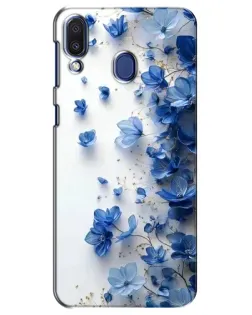 Чехол для Samsung Galaxy M20 (M205) с картинкой «Голубой цветочный каскад» Чехол для Samsung Galaxy M20 (M205) с картинкой «Голубой цветочный каскад»