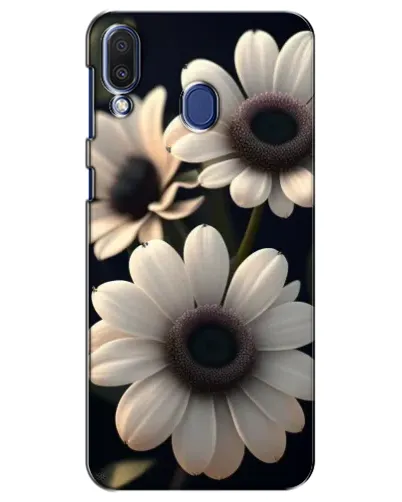 Чехол для Samsung Galaxy M20 (M205) с картинкой «Белые маргаритки макро» Чехол для Samsung Galaxy M20 (M205) с картинкой «Белые маргаритки макро»